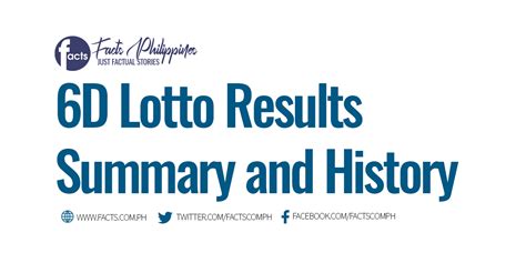 6d lotto history